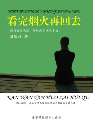 cover image of 看完烟火再回去